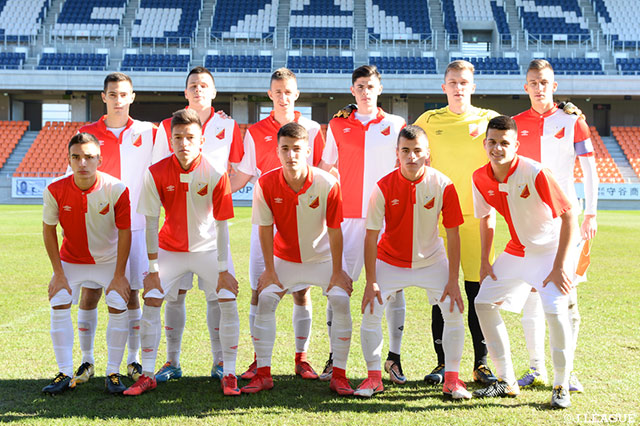 ヴォイヴォディナのスターティングイレブン【JINYC GS 第1節 京都Ｕ-18vsヴォイヴォディナ】