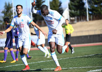 セットプレーから先制となるゴールを決めたバカヨコ アミドゥ（マルセイユ）【JINYC GS 第1節 広島ユースvsオリンピック・マルセイユ】