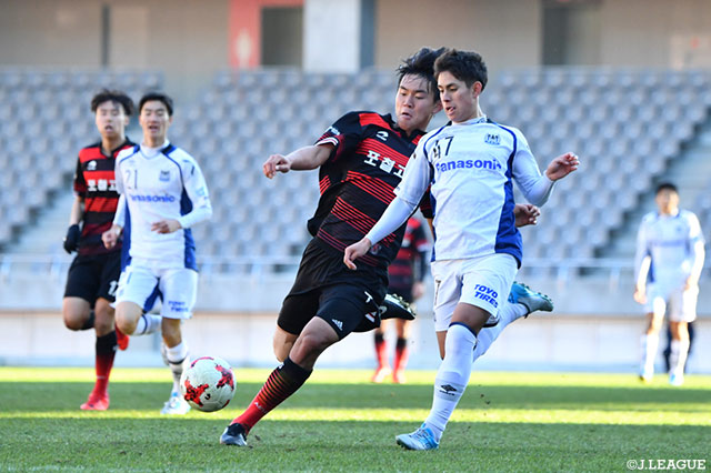 76分から途中出場したコルドバ キヨシ（Ｇ大阪ユース）【JINYC GS 第1節 Ｇ大阪ユースvs浦項スティーラーズ】