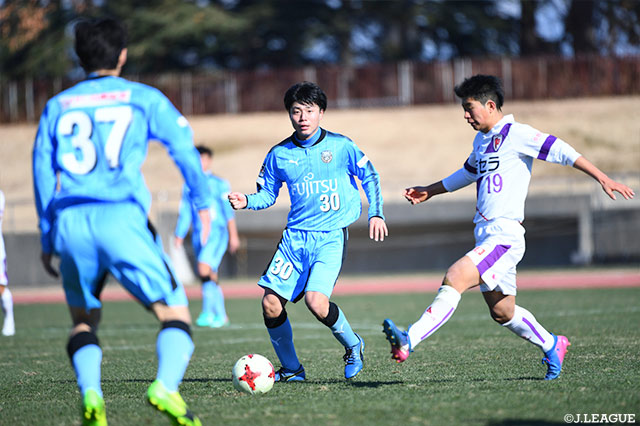 第1節に続き、今節もフル出場を果たした山内 日向汰（川崎Ｆ Ｕ-18）【JINYC GS 第2節 京都Ｕ-18vs川崎Ｆ Ｕ-18】