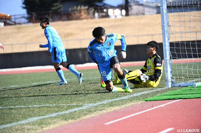 宮代 大聖（川崎Ｆ Ｕ-18）は2試合連続となるゴールをあげるも勝利には導けず【JINYC GS 第2節 京都Ｕ-18vs川崎Ｆ Ｕ-18】