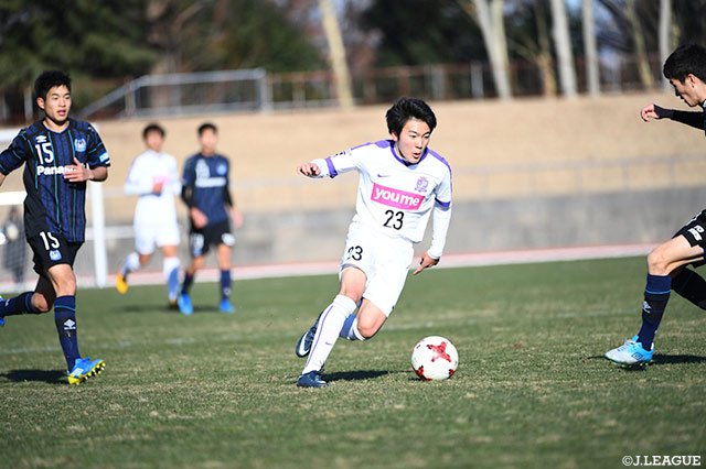 鮎川 峻（広島ユース）は前節2ゴールの活躍も連続ゴールとはならず【JINYC GS 第2節 Ｇ大阪ユースvs広島ユース】