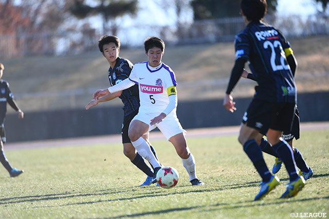 キャプテンとしてフル出場を果たした松本 大弥（広島ユース）【JINYC GS 第2節 Ｇ大阪ユースvs広島ユース】