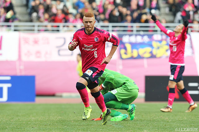 貴重な3点目を決め、試合を決定づけたソウザ（Ｃ大阪）【天皇杯 準決勝 神戸vsＣ大阪】