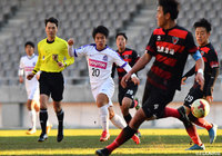 鋭いパスで攻撃のリズムを作った桂 陸人（広島ユース）【JINYC GS 第3節 広島ユースvs浦項スティーラーズ】