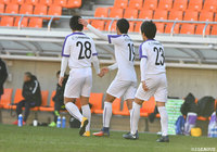 クロスから鮮やかなシュートで棚田 颯（♯28）が追加点を決める【JINYC GS 第3節 広島ユースvs浦項スティーラーズ】