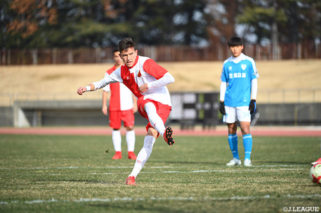 2ゴールを挙げ勝利に貢献したミハイロ ネシュコヴィッチ(ヴォイヴォディナ)【JINYC 5/6位決定戦 ヴォイヴォディナvs浦項スティーラーズ】