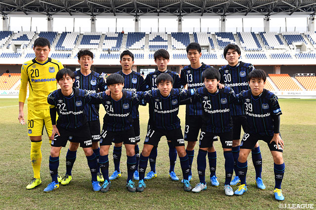 Ｇ大阪ユースのスターティングイレブン【JINYC 決勝 京都Ｕ-18vsＧ大阪ユース】