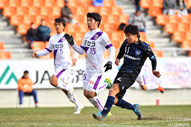 4試合連続ゴールで得点王に輝いた原田 烈志(Ｇ大阪ユース)【JINYC 決勝 京都Ｕ-18vsＧ大阪ユース】
