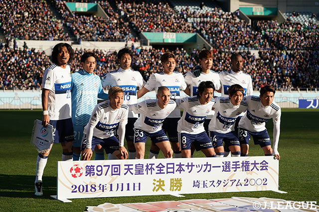 横浜FMのスターティングイレブン。準決勝のヒーロー、ウーゴ ヴィエイラはベンチからのスタートとなった【天皇杯 決勝 Ｃ大阪vs横浜FM】