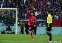 延長戦で勝ち越し点を挙げた水沼 宏太。この日は同点ゴールにつながる強烈なミドルシュートを放つなど、古巣を相手に大車輪の活躍【天皇杯 決勝 Ｃ大阪vs横浜FM】