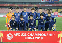 Ｕ-21日本代表のスターティングイレブン【AFC U-23選手権 中国2018 GS 第1節 Ｕ-21日本vsＵ-23パレスチナ】