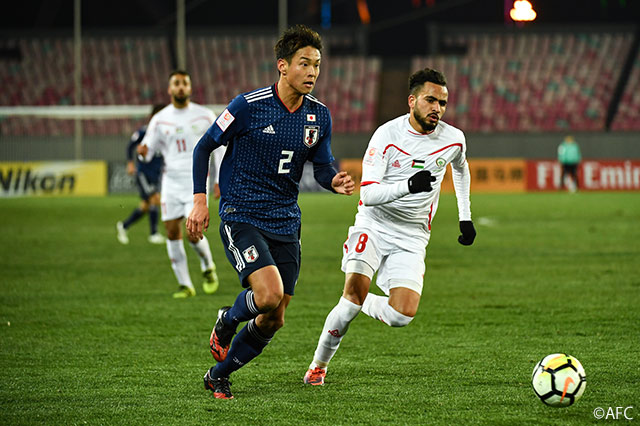 攻守において存在感を発揮し、フル出場を果たした藤谷 壮【AFC U-23選手権 中国2018 GS 第1節 Ｕ-21日本vsＵ-23パレスチナ】