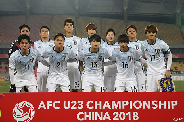 Ｕ-21日本代表のスターティングイレブン【AFC U-23選手権 中国2018 GS 第2節 Ｕ-23タイvsＵ-21日本】