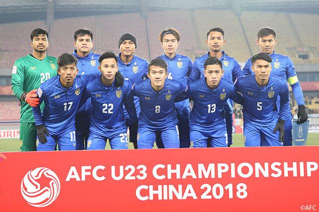 Ｕ-23タイ代表のスターティングイレブン【AFC U-23選手権 中国2018 GS 第2節 Ｕ-23タイvsＵ-21日本】