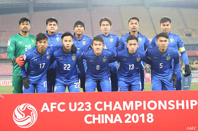 Ｕ-23タイ代表のスターティングイレブン【AFC U-23選手権 中国2018 GS 第2節 Ｕ-23タイvsＵ-21日本】