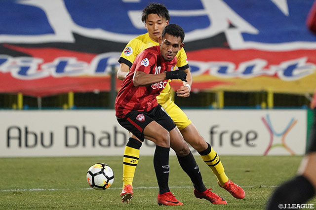 広島へ期限付き移籍加入が決定しているティーラシン（ムアントン）【ACL プレーオフ 柏vsムアントン】 