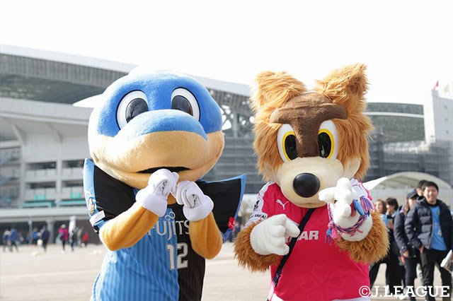 今日の試合、マスコット達の応援が勝利への鍵になるかも！？【FUJI XEROX SUPER CUP 2018】