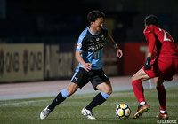 決定的なチャンスを迎えるも、惜しくも枠を捉えられなかった家長 昭博（川崎Ｆ）【ACL GS MD1 川崎Ｆvs上海上港】