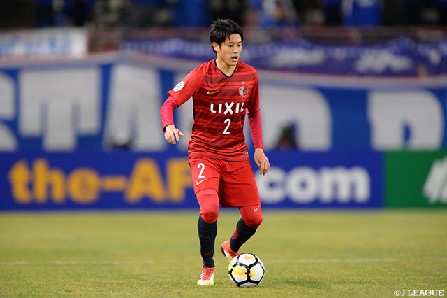 8シーズンぶりに鹿島へ復帰し先発出場を果たした内田 篤人（鹿島）【ACL GS MD1 鹿島vs上海緑地申花】