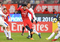 前線でタメを作り果敢にシュートを放つなど攻撃陣を牽引したペドロ ジュニオール（鹿島）【ACL GS MD1 鹿島vs上海緑地申花】