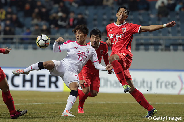 今季、浦和より加入の高木 俊幸（Ｃ大阪）は終了間際に投入され、短い出場時間ながら決勝点に絡んだ【ACL GS MD1 済州vsＣ大阪】