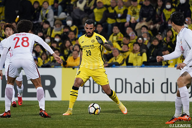 FWとして先発出場したハモン ロペス（柏）【ACL GS MD2 柏vs天津権健】