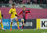 水沼（Ｃ大阪）はこの試合でも積極的に攻撃に絡むも2戦連発とはならなかった【ACL GS MD2 Ｃ大阪vs広州恒大】