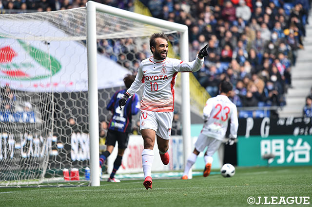 ガブリエル シャビエルのゴールで同点に追いついた名古屋【明治安田Ｊ１ 第1節 Ｇ大阪vs名古屋】