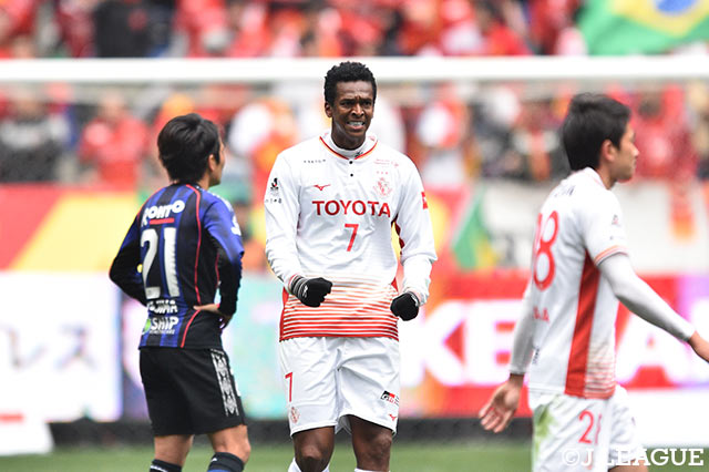 ジョーのゴールにより、名古屋が勝ち越しに成功【明治安田Ｊ１ 第1節 Ｇ大阪vs名古屋】