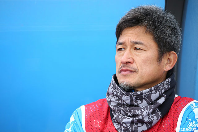 三浦 知良（横浜FC）は、ベンチスタートとなった【明治安田Ｊ２ 第1節 横浜FCvs松本】