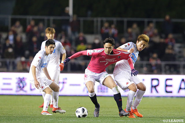 27分に今シーズン初ゴールを奪った杉本 健勇（Ｃ大阪）【明治安田Ｊ１ 第2節 Ｃ大阪vs札幌】