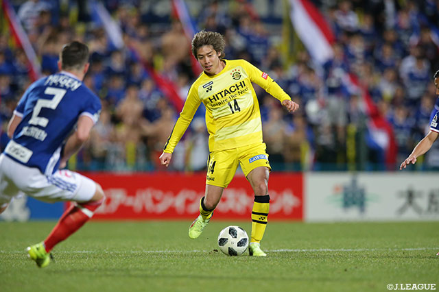 この試合でも快足を飛ばしチャンスを演出した伊東 純也（柏）【明治安田Ｊ１ 第2節 柏vs横浜FM】