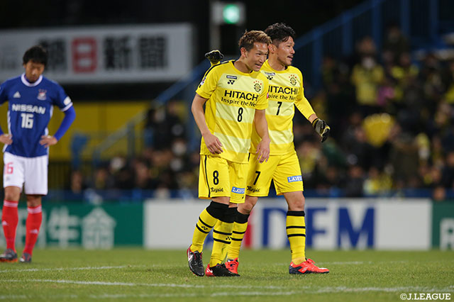 移籍後初ゴールを決め、チームの今シーズン初勝利に貢献した小泉 慶（#8）【明治安田Ｊ１ 第2節 柏vs横浜FM】