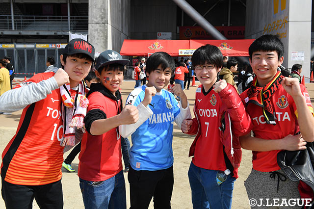 磐田1：名古屋4でジュビロファンは四面楚歌!?ともだち同士仲良くね！【明治安田Ｊ１ 第2節 名古屋vs磐田】