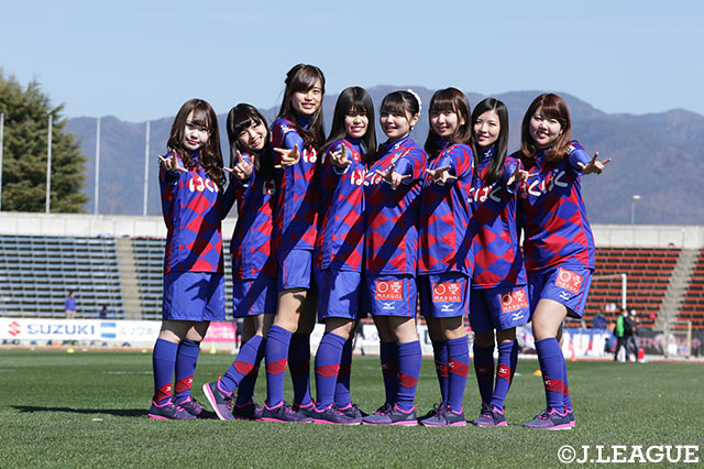 ヴァンフォーレクイーン第13期生がお披露目!!【明治安田Ｊ２ 第2節 甲府vs東京Ｖ】