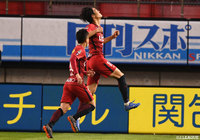 78分に鈴木からの速いクロスを金崎 夢生が体で押し込み、鹿島が待望の先制点を獲得！【明治安田Ｊ１ 第2節 鹿島vsＧ大阪】