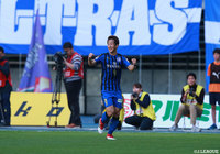 2試合連続ゴールを決めた後藤 優介（大分）【明治安田Ｊ２ 第2節 大分vs山形】