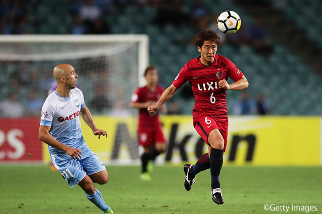 永木は攻守に安定したプレーを披露し、キッカーを務めたセットプレーから2得点を演出した【ACL GS MDGS MD3 シドニーＦＣvs鹿島】