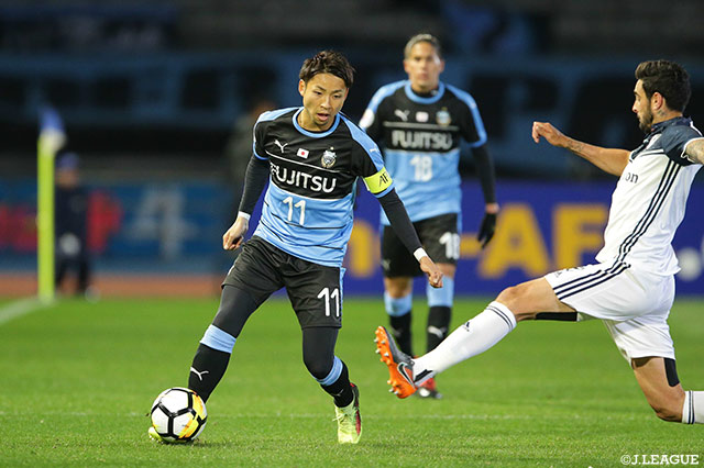 自ら得点を奪うことはできなかったが小林 悠はチームの2得点目を演出した【ACL GS MDGS MD3 川崎Ｆvsメルボルンビクトリー】