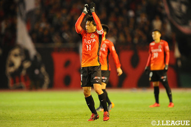 終盤にゴールを挙げ、浦和に一矢を報いた佐藤　寿人（名古屋）【ルヴァンカップ GS 第1節 名古屋vs浦和】