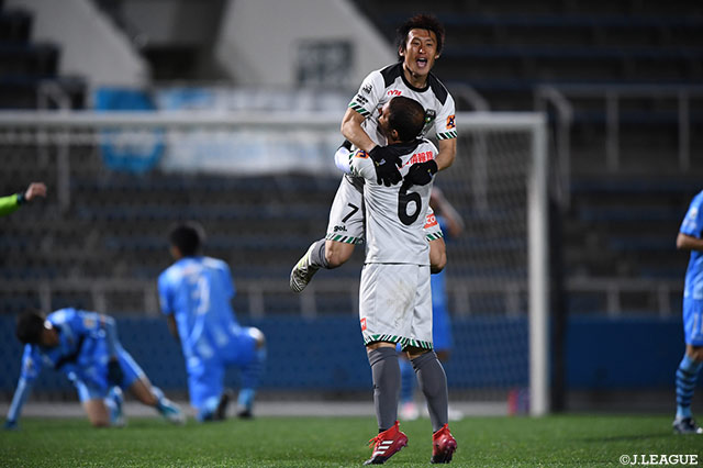 新たなシーズンのファーストゴールを獲得した北井 佑季（相模原）【明治安田Ｊ３ 第1節 YS横浜vs相模原】