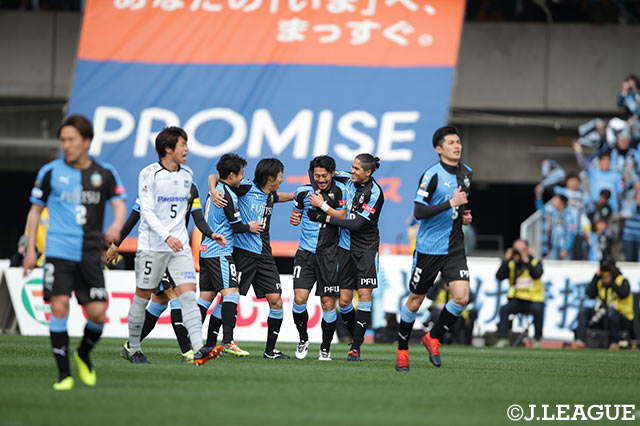 家長 昭博がボレーシュート決め川崎Ｆは点差を広げる【明治安田Ｊ１ 第3節 川崎ＦvsＧ大阪】