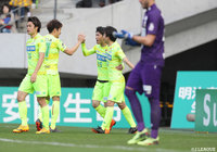 茶島 雄介のミドルシュートがゴールに突き刺さり千葉が先制した【明治安田Ｊ２ 第3節 千葉vs岐阜】