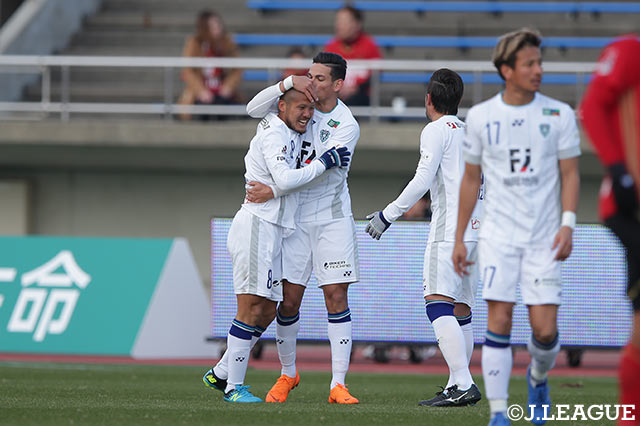 鈴木 惇のミドルシュートが相手GKのミスを誘い福岡が先制！【明治安田Ｊ２ 第3節 金沢vs福岡】