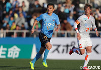 83分から途中出場した三浦 知良（横浜FC）【明治安田Ｊ２ 第3節 横浜FCvs愛媛】