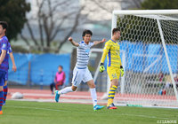 谷口 智紀の得点が口火となり沼津は3点を奪い完勝した【明治安田生命Ｊ３リーグ　第1節 Ｆ東23vs沼津】