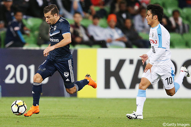 大島 僚太（川崎Ｆ）が攻守に奮闘するも決定機を作れず【ACL GS MD4 メルボルンビクトリーvs川崎Ｆ】