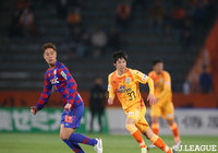 U-21世代の髙橋 大悟（清水）。鄭 大世とツートップの大役を担ったが、ゴールはならず【ルヴァンカップ GS 第2節 甲府vs清水】