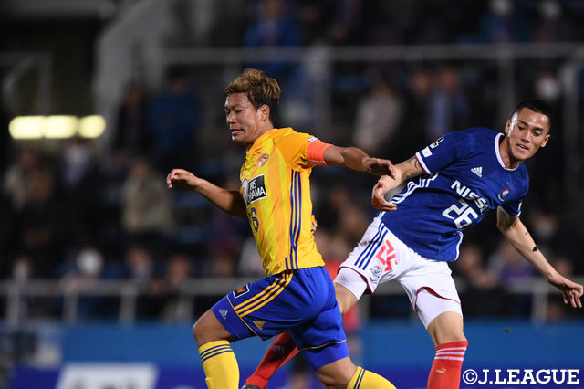 キャプテンマークを巻きフル出場した野津田　岳人（仙台）【ルヴァンカップ GS GS 第2節 横浜FMvs仙台】